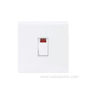 20A250V Double Pole Switch with Neon switch 86x86mm